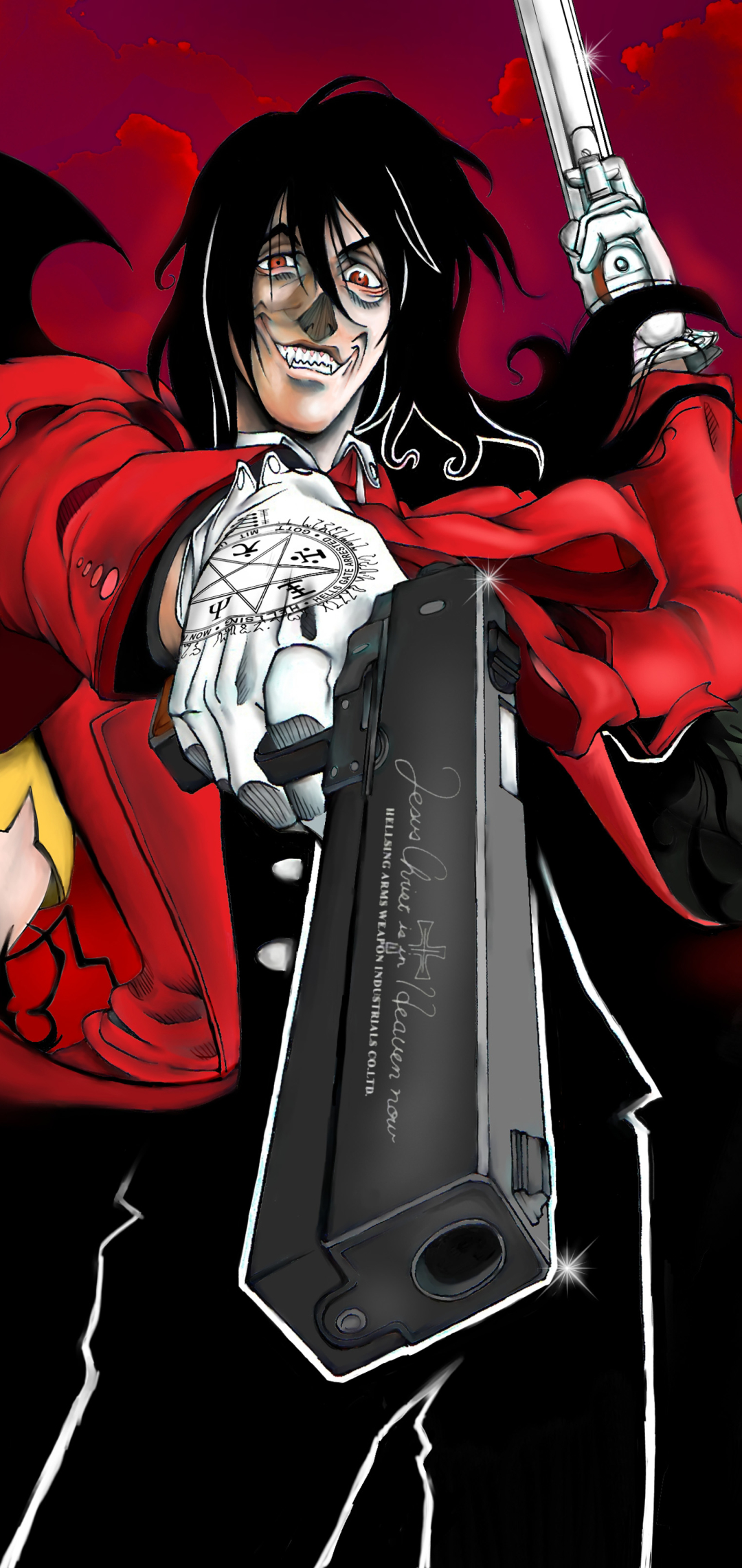 I made a seras victoria wallpaper : r/Hellsing