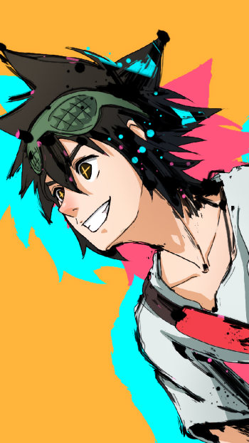 Jin Mori Anime The God of High School Phone Wallpaper