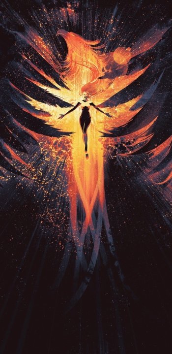 Phoenix (Marvel Comics) X-Men: Dark Phoenix Jean Grey movie Dark Phoenix Phone Wallpaper
