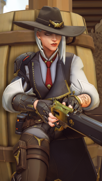 Ashe (Overwatch) video game Overwatch Phone Wallpaper