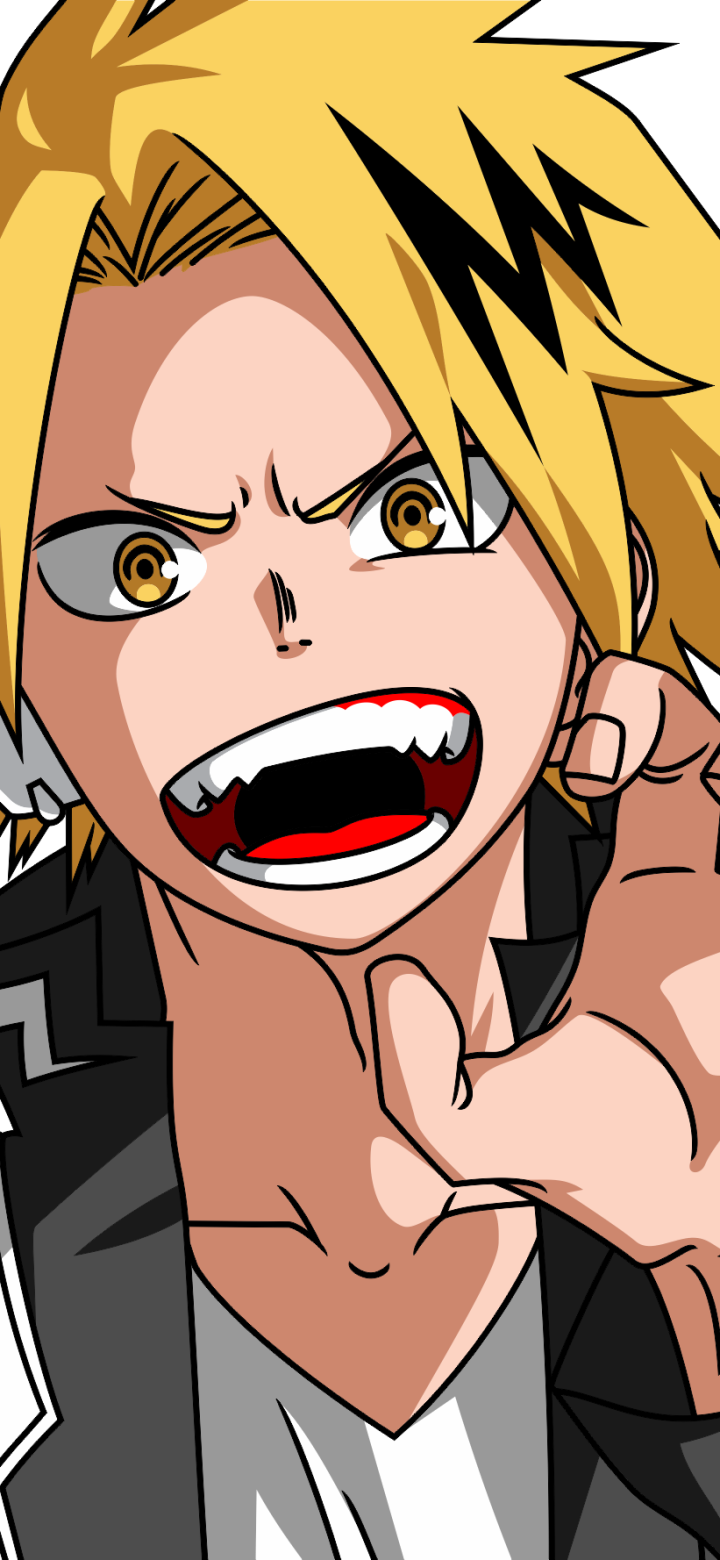 Download Denki Kaminari Anime My Hero Academia Phone Wallpaper