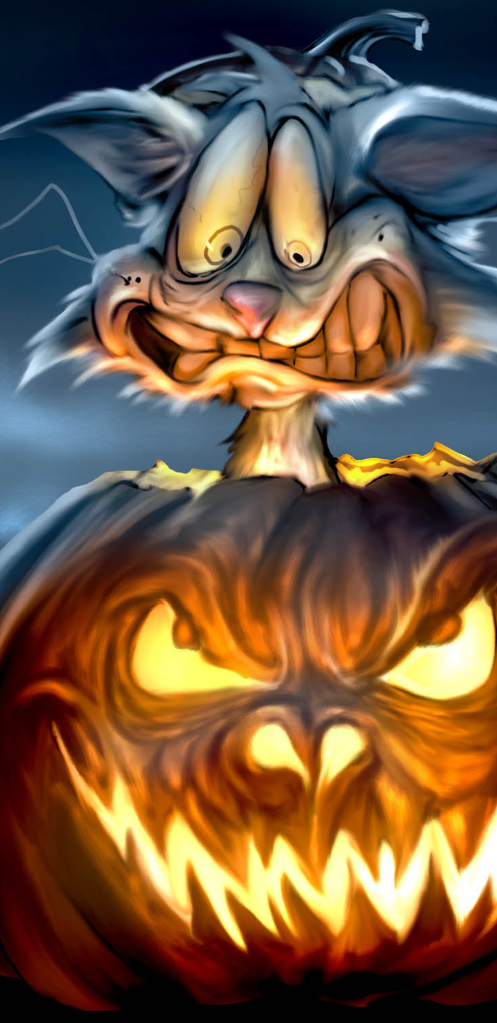 Halloween Phone Wallpaper by Chris Scalf