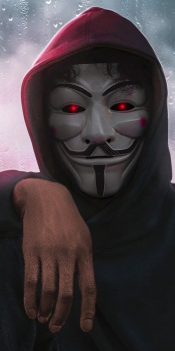 hood mask technology anonymous Phone Wallpaper