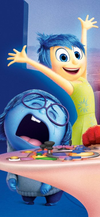 Sadness (Inside Out) Joy (Inside Out) movie Inside Out Phone Wallpaper