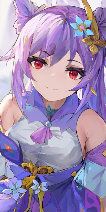 Keqing (Genshin Impact) video game Genshin Impact Phone Wallpaper