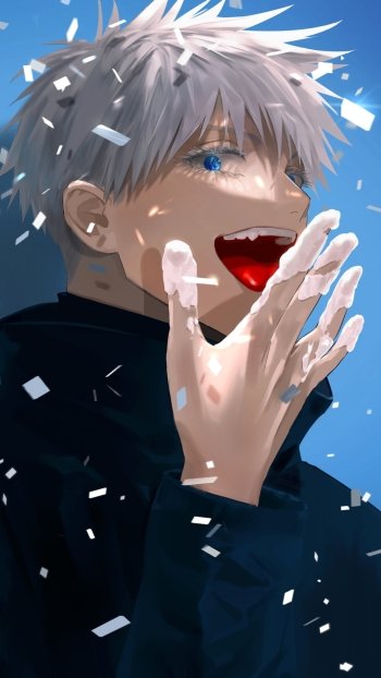 Satoru Gojo Anime Jujutsu Kaisen Phone Wallpaper