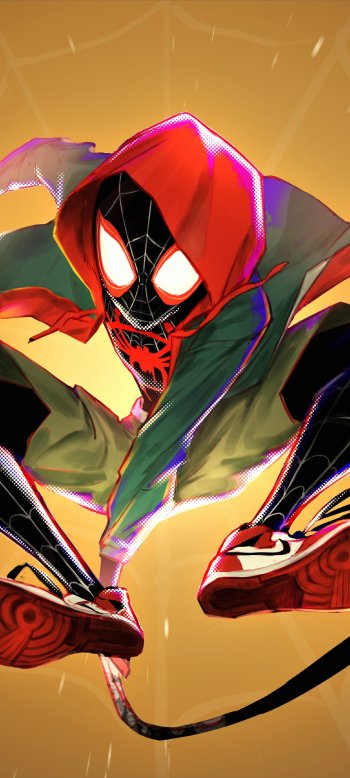 spider man Miles Morales movie Spider-Man: Into The Spider-Verse Phone Wallpaper