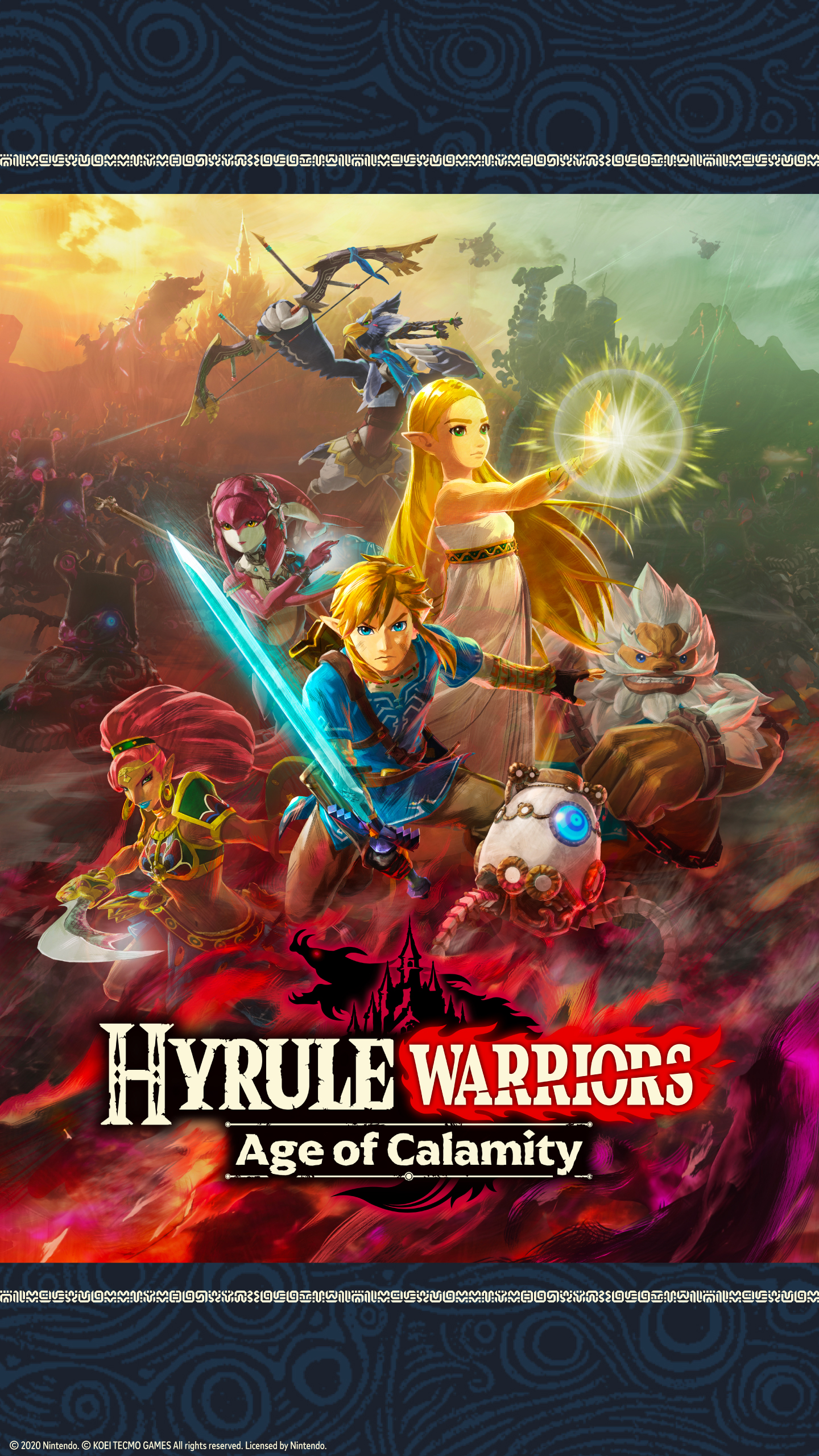 Hyrule Warriors: Age of Calamity Phone Wallpaper
