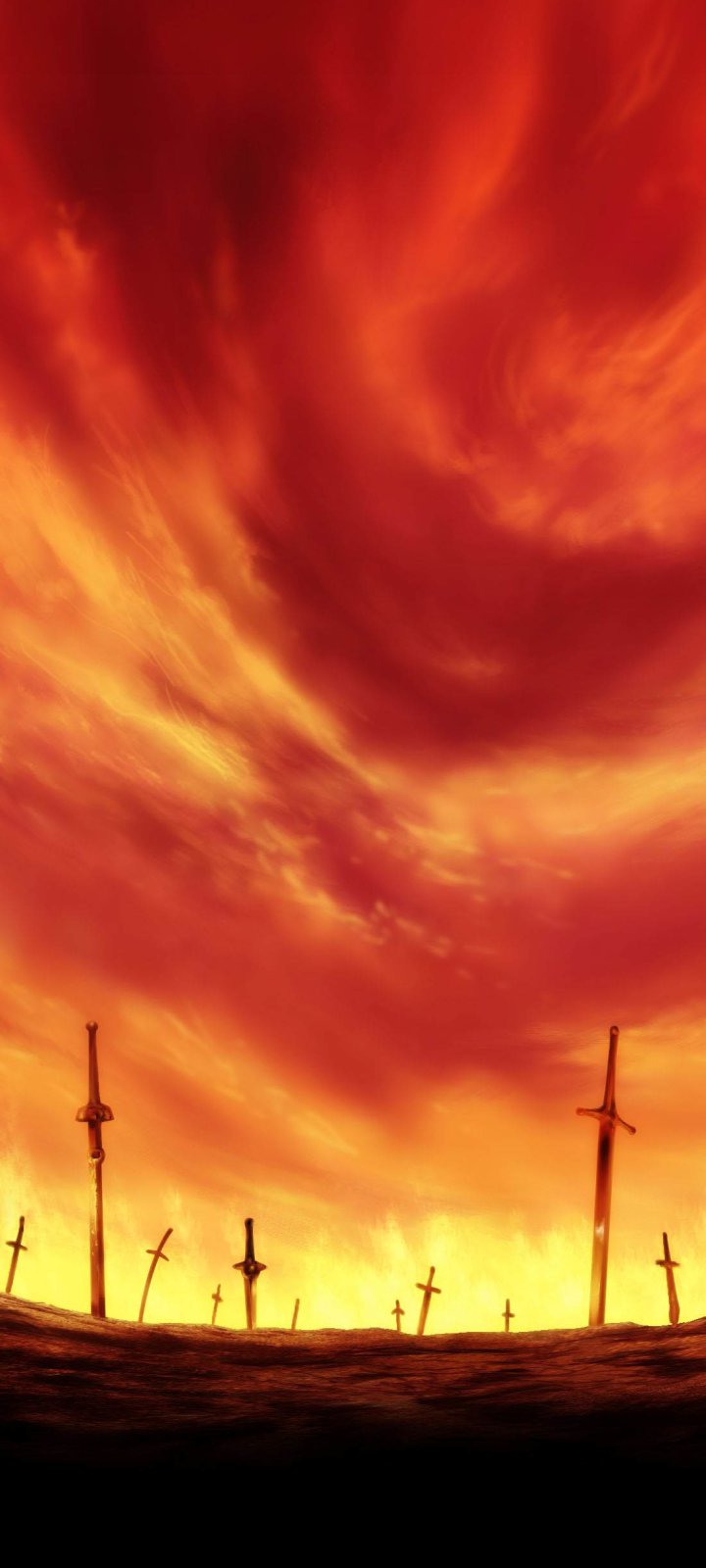 Download Sword Anime Fate/Stay Night: Unlimited Blade Works Phone Wallpaper