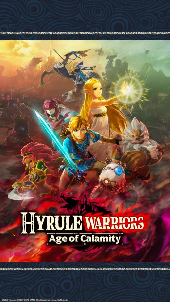 Princess Zelda Link video game Hyrule Warriors: Age of Calamity Phone Wallpaper