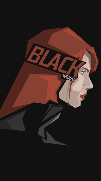 Comic Black Widow Phone Wallpaper