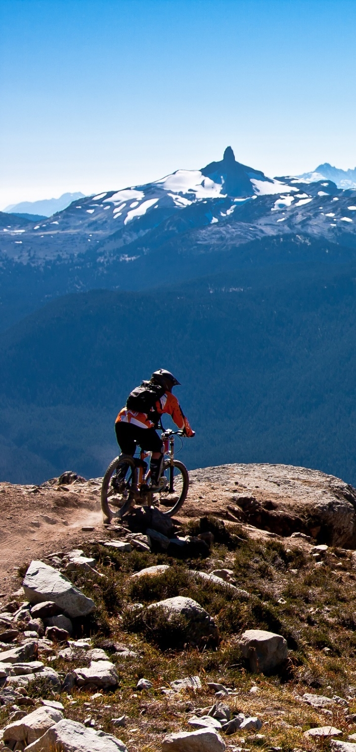 Mountain biking in Whistler Mountain Bike Park Canada by skeeze