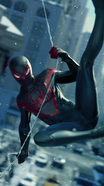 Miles Morales video game Marvel's Spider-Man: Miles Morales Phone Wallpaper
