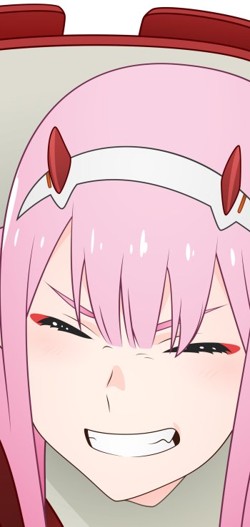 Zero Two (Darling in the FranXX) Anime Darling in the FranXX Phone Wallpaper