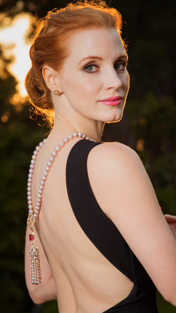 Celebrity Jessica Chastain Phone Wallpaper