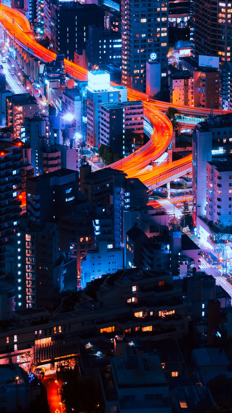 Tokyo Phone Wallpaper by Pawel Nolbert - Mobile Abyss