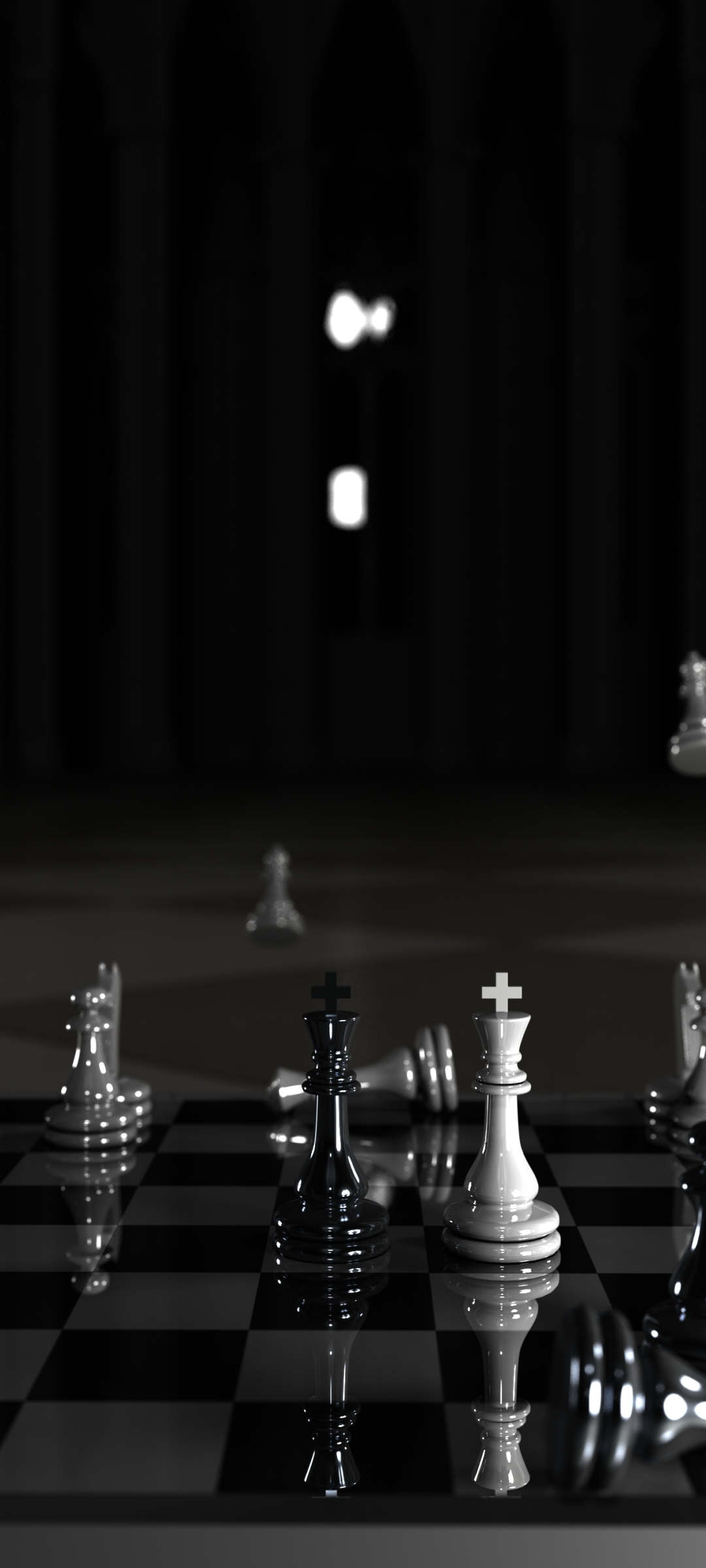 Wallpaper chess, figure, Explosive Checkmate for mobile and