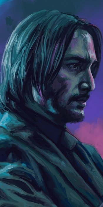 Keanu Reeves movie John Wick Phone Wallpaper