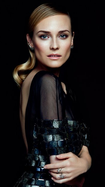 Celebrity Diane Kruger Phone Wallpaper