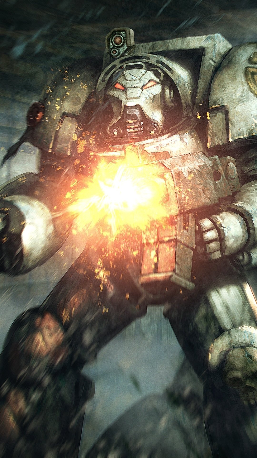 Download Warrior Video Game Warhammer 40k Phone Wallpaper