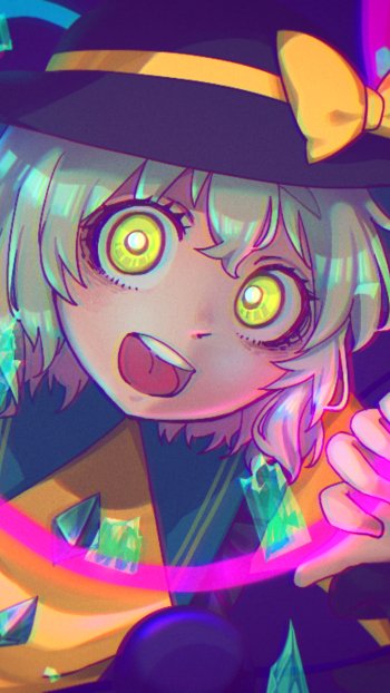 Koishi Komeiji Anime Touhou Phone Wallpaper