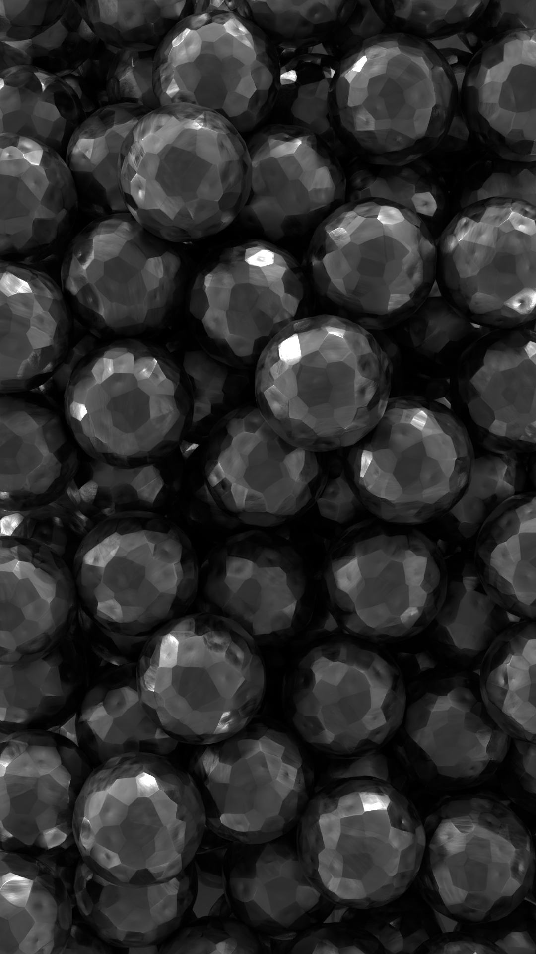 Download Steel Marble CGI Blender 3D Abstract Sphere Phone Wallpaper by Luke100000