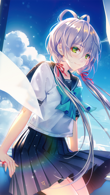Luo Tianyi Anime Vocaloid Phone Wallpaper