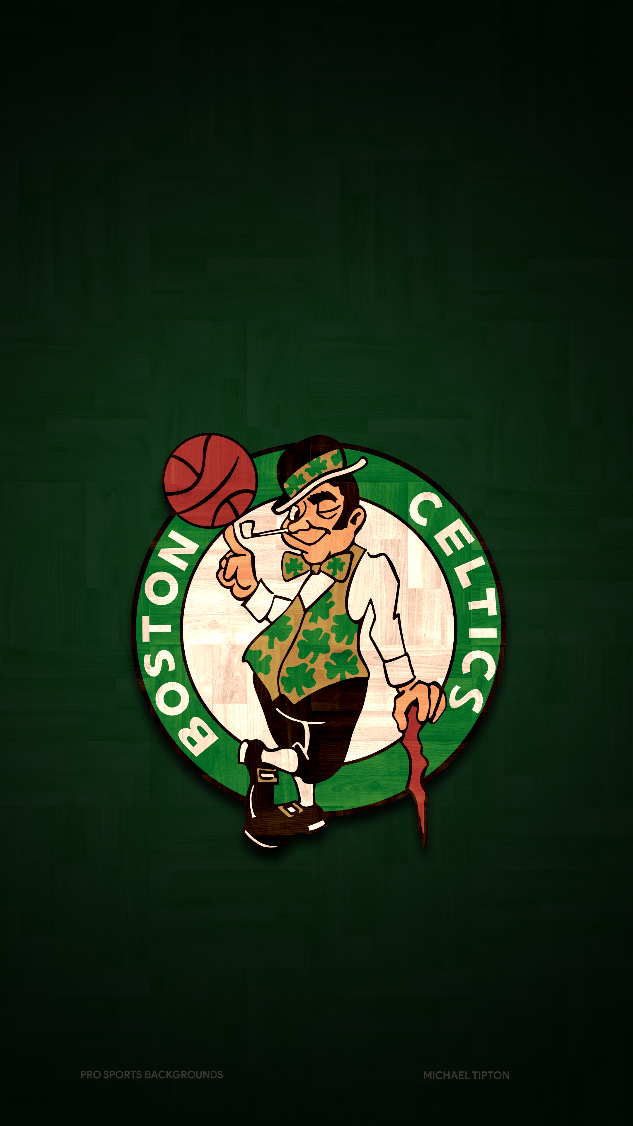 Boston Celtics Phone Wallpaper by Michael Tipton - Mobile Abyss