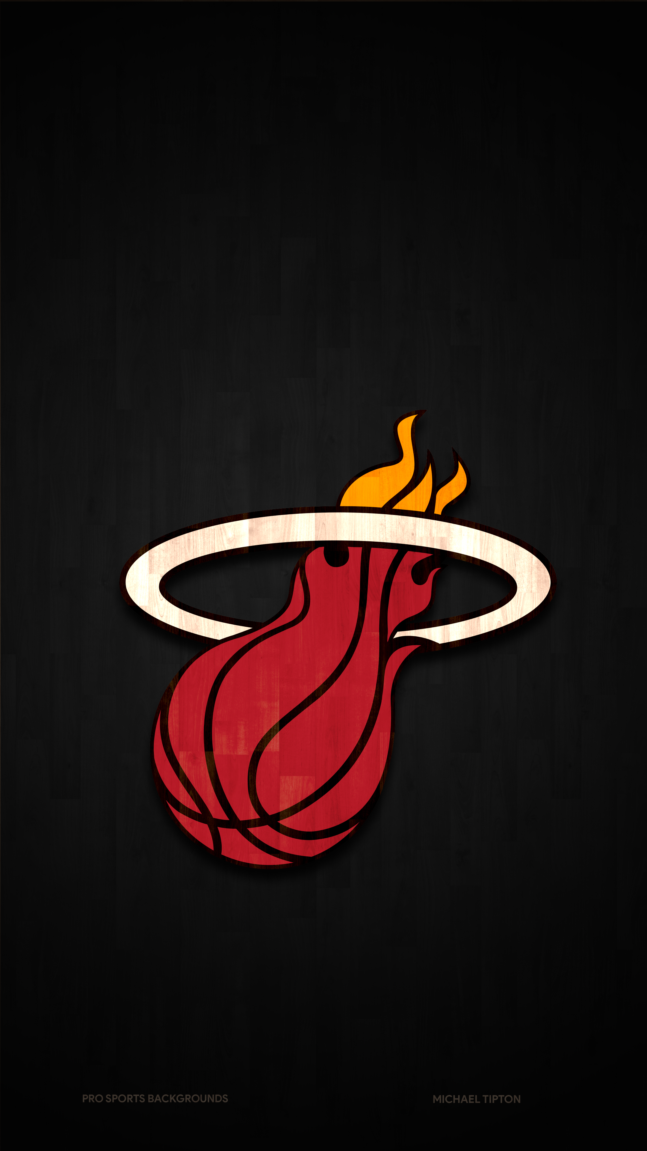 Miami Heat Phone Wallpaper by Michael Tipton  Mobile Abyss