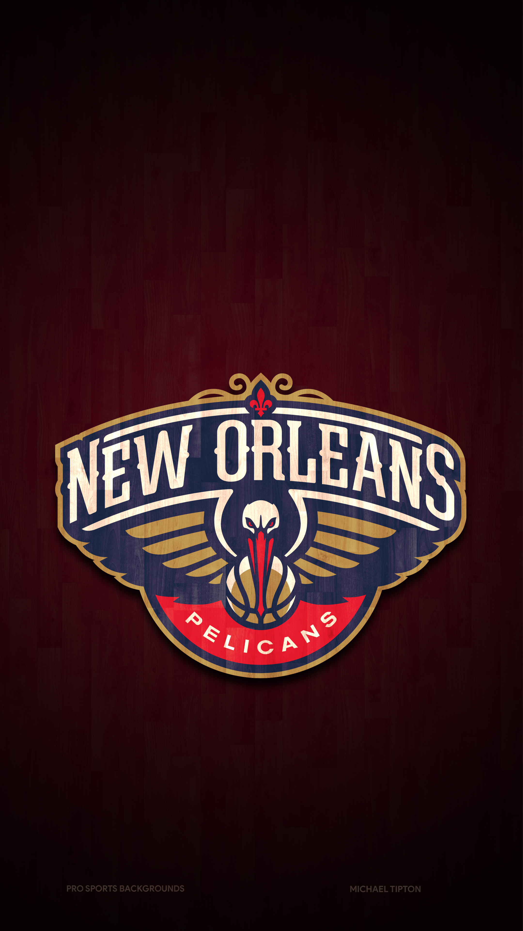 New Orleans Pelicans Phone Wallpaper by Michael Tipton - Mobile Abyss