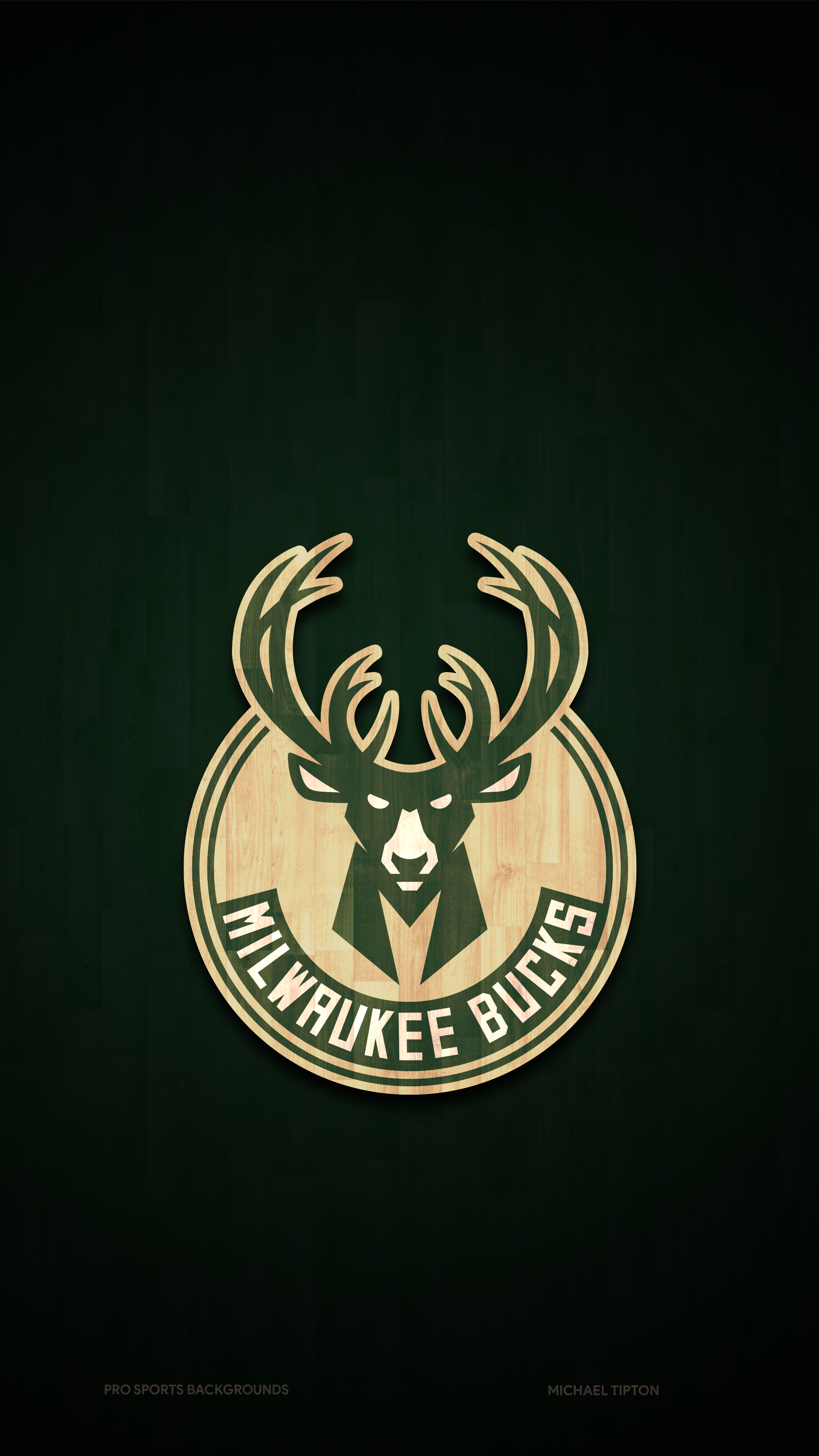 Milwaukee Bucks Wordmark Logo Wallpaper by llu258 on DeviantArt
