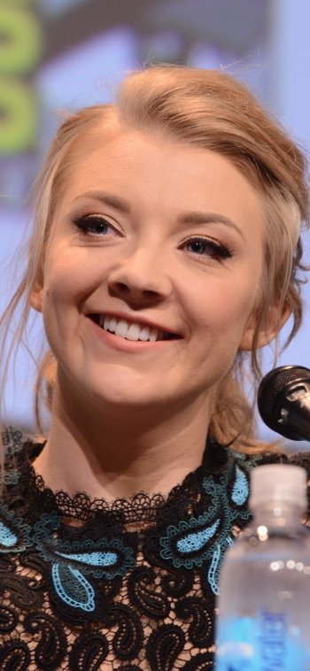 blonde smile English actress Celebrity Natalie Dormer Phone Wallpaper