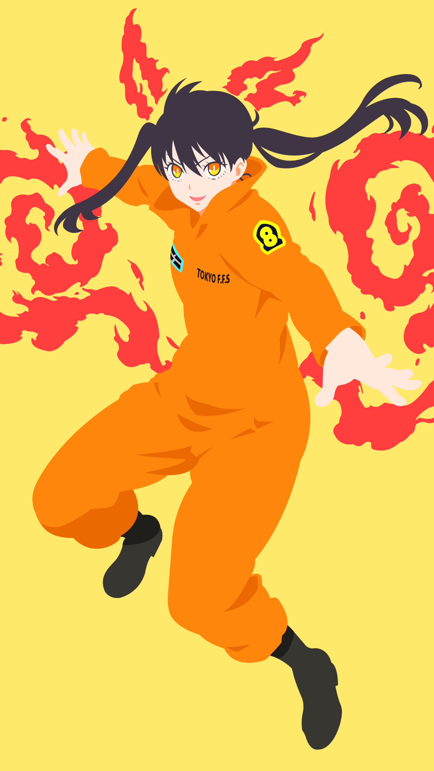 Anime Fire Force Phone Wallpaper by CodeNameZura