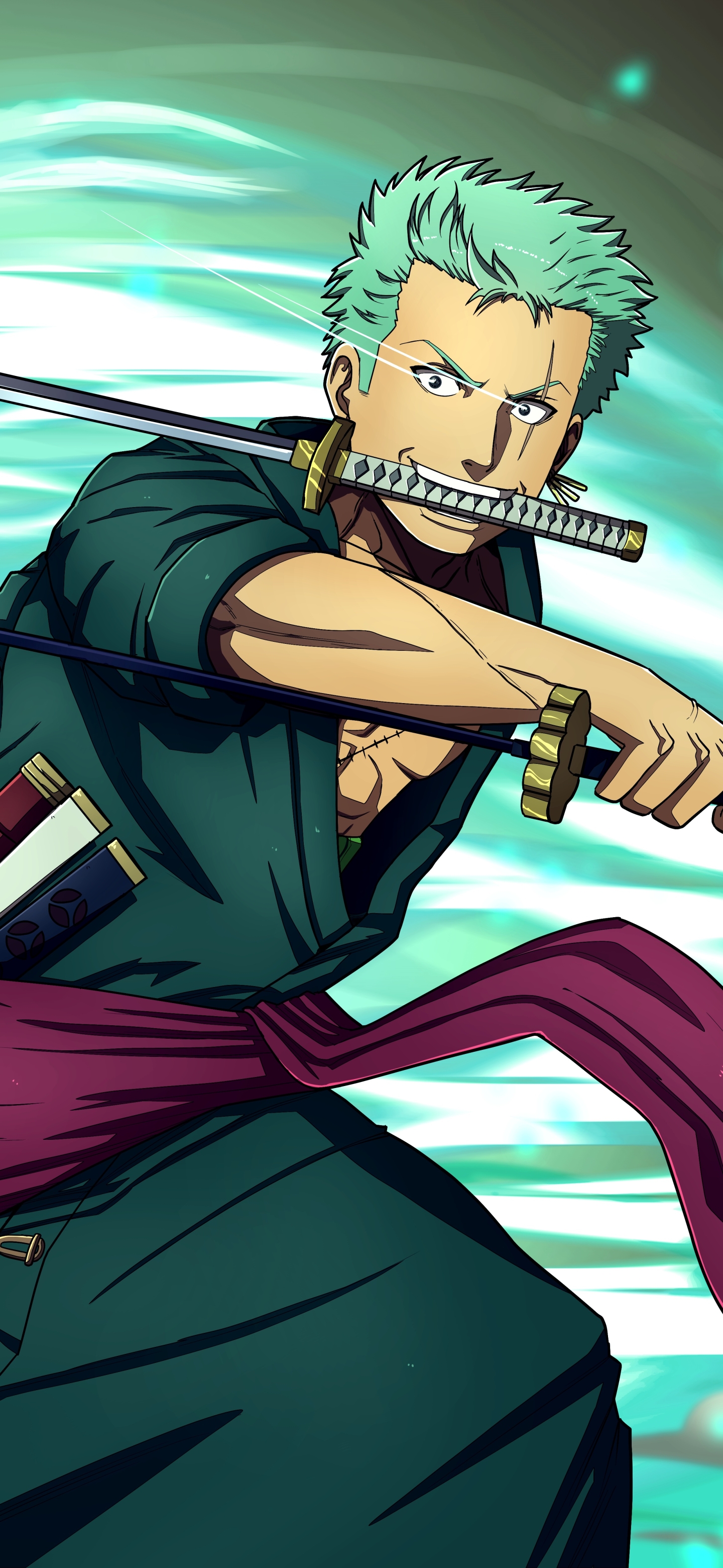 One piece, anime, zoro, HD phone wallpaper