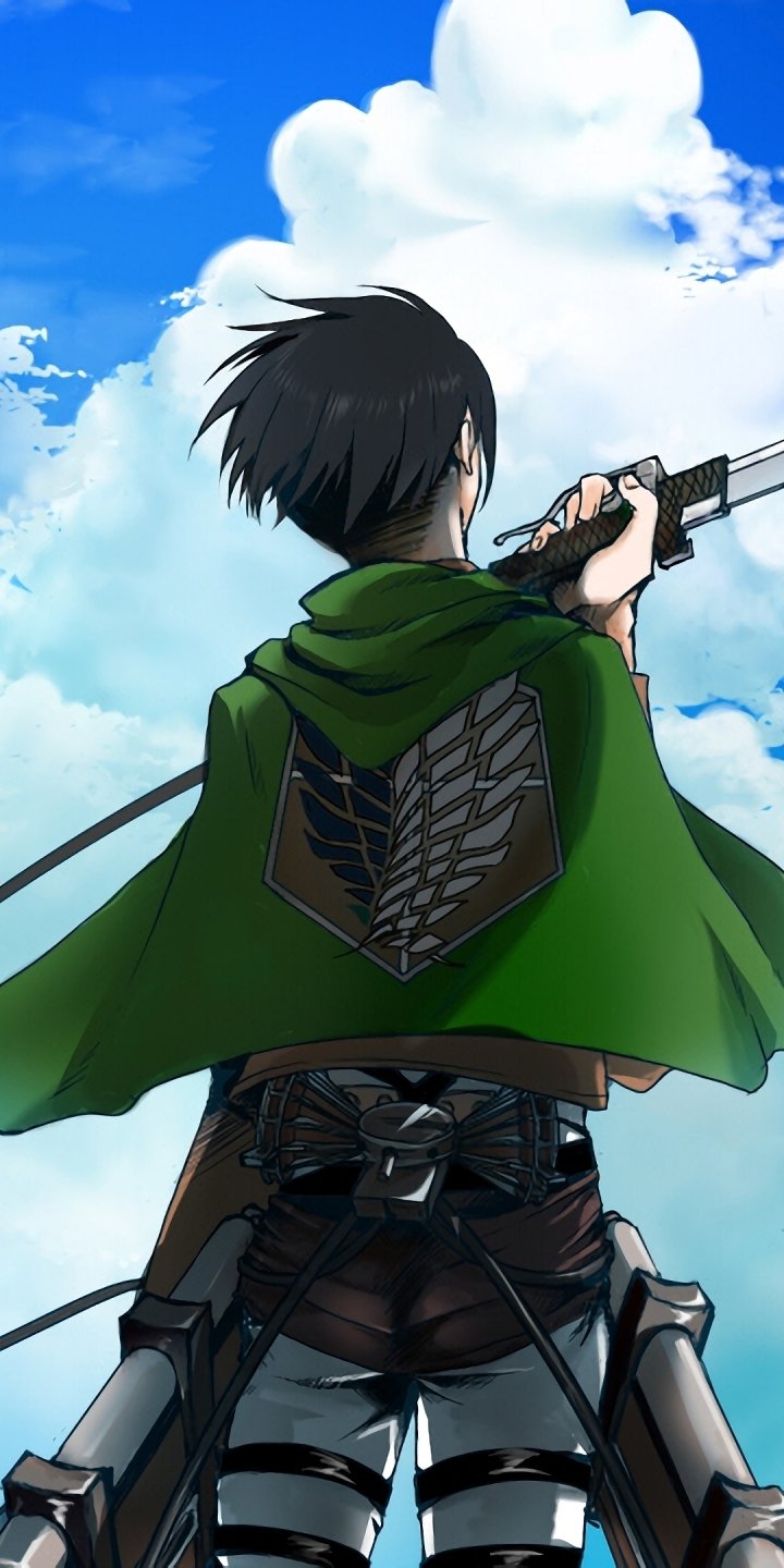 Download Levi Ackerman Anime Attack On Titan Phone Wallpaper