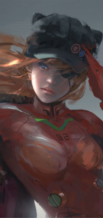 Asuka Langley Sohryu Anime Evangelion: 3.0 You Can (Not) Redo Phone Wallpaper