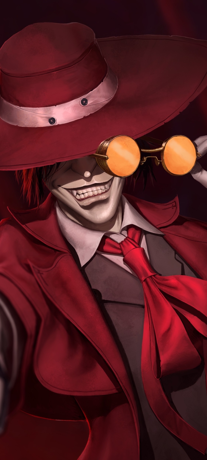 Wallpaper Anime, Hellsing, vampire, Alucard, crazy. for mobile and