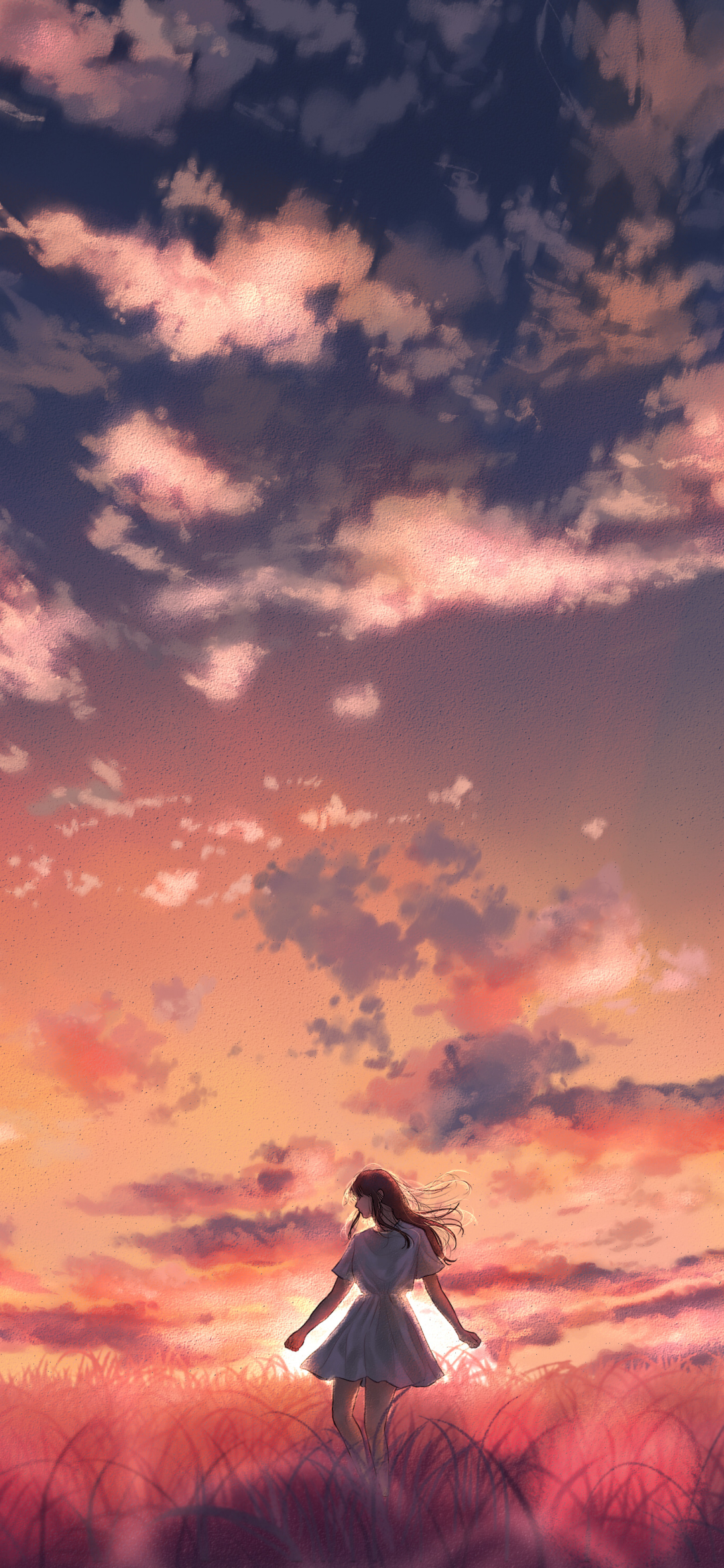 Anime Girl Phone Wallpaper by Angel Elisha