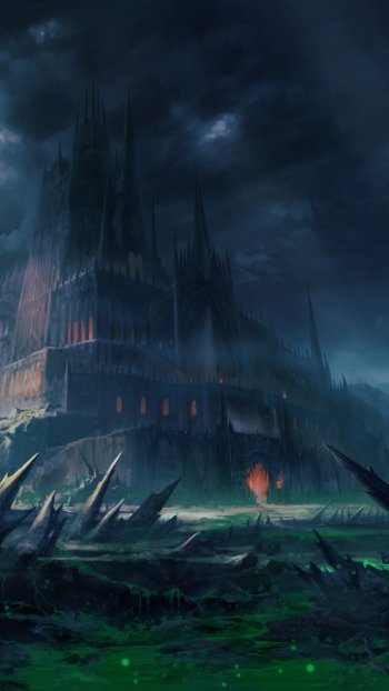fantasy castle Phone Wallpaper