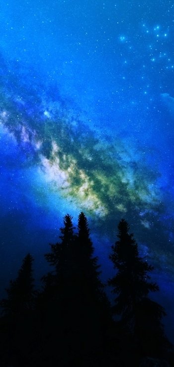 sky star galaxy Sci Fi Milky Way Phone Wallpaper