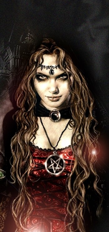  Witch Conjuring Up a Spell