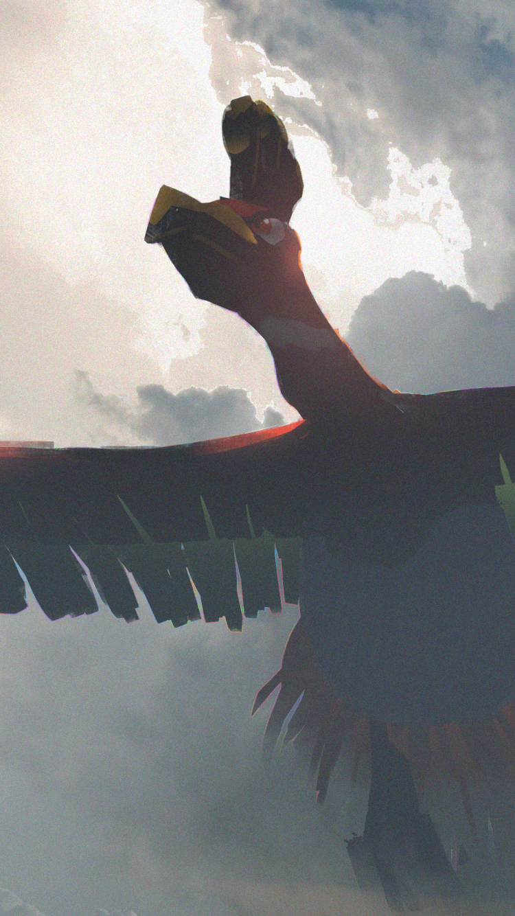 Download Ho-oh (Pokémon) Anime Pokemon Phone Wallpaper