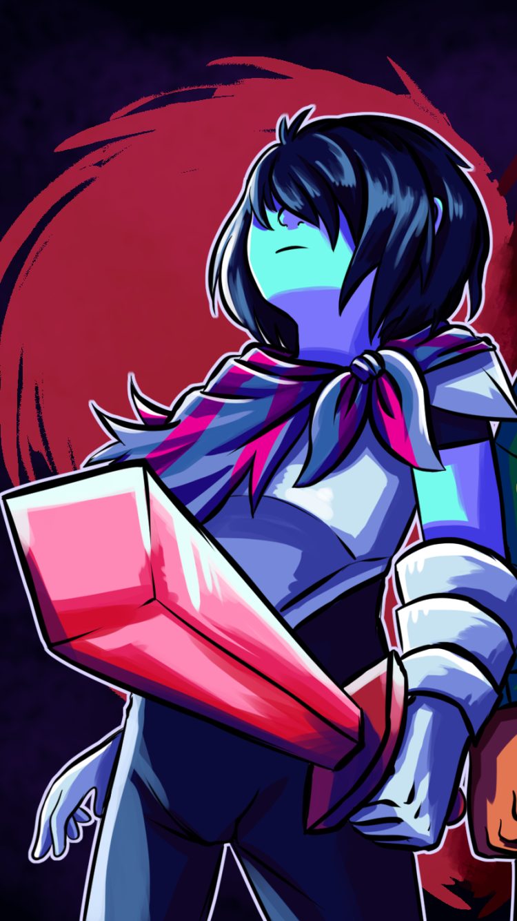 Download Kris (deltarune) Video Game Deltarune Phone Wallpaper
