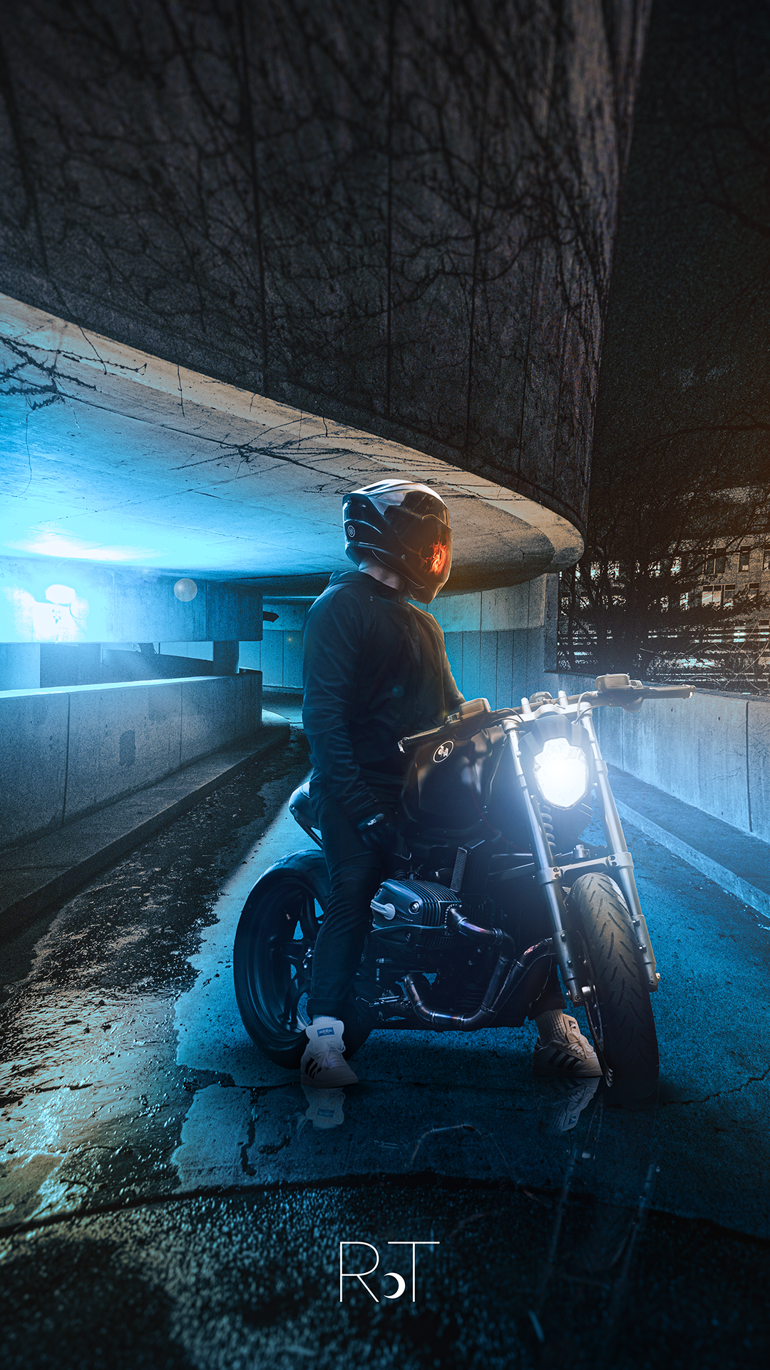 Riding in the night by rotdesign_