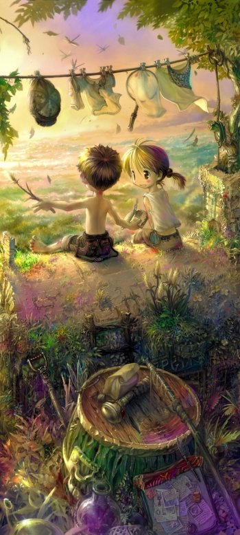 artistic forest Phone Wallpaper
