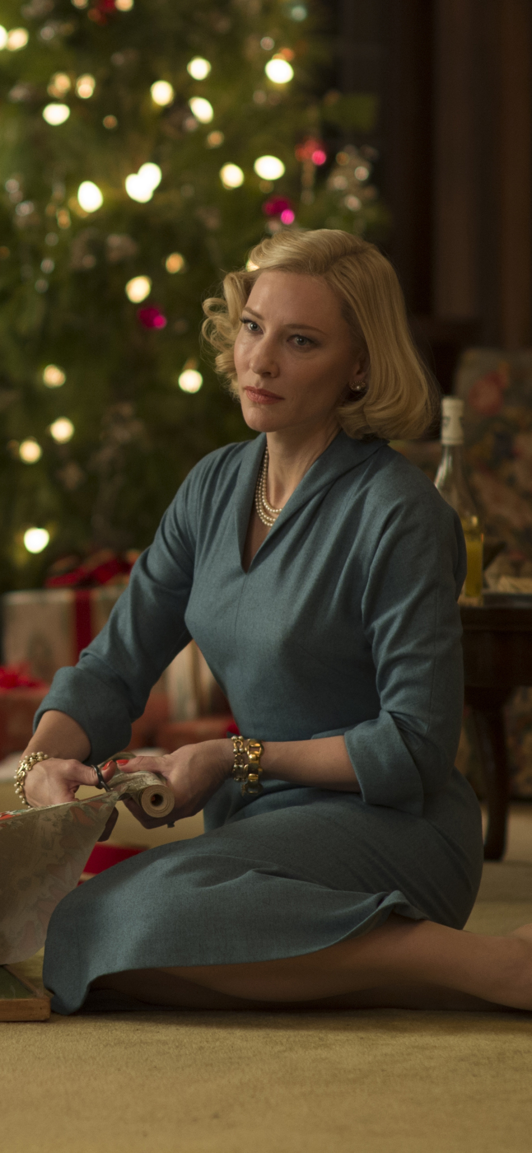 Download Cate Blanchett Movie Carol Phone Wallpaper