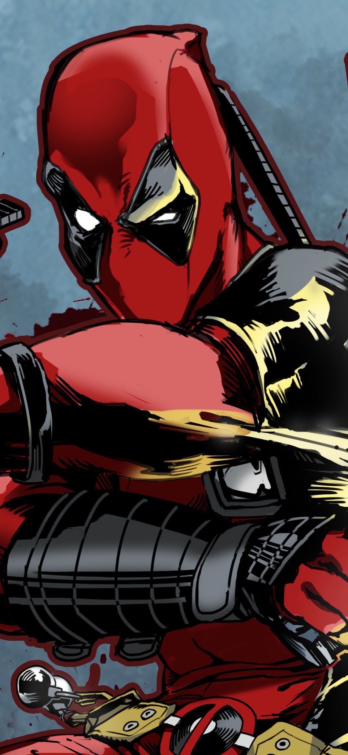 Download Comic Deadpool Phone Wallpaper