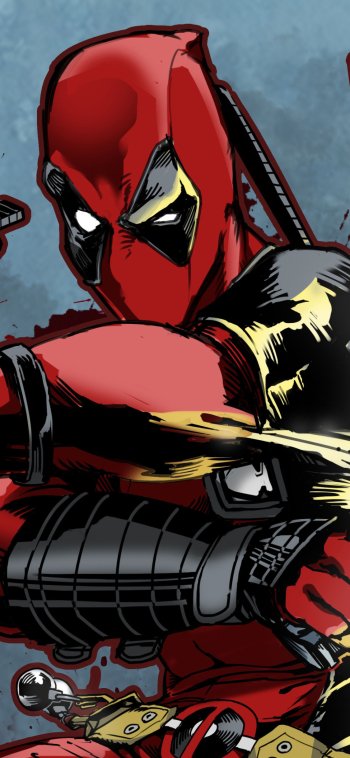Comic Deadpool Phone Wallpaper