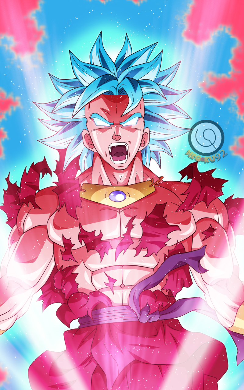 Download Super Saiyan Blue Broly (Dragon Ball) Anime Dragon Ball Super ...