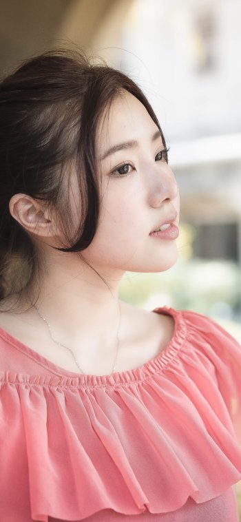 Taiwanese asian model woman Chén Sīyǐng Phone Wallpaper